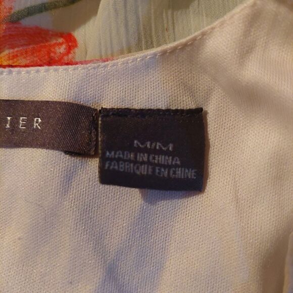 Sleeveless High-Low Suzy Shire Floral Light Green Summer Dress - Picture 13 of 15